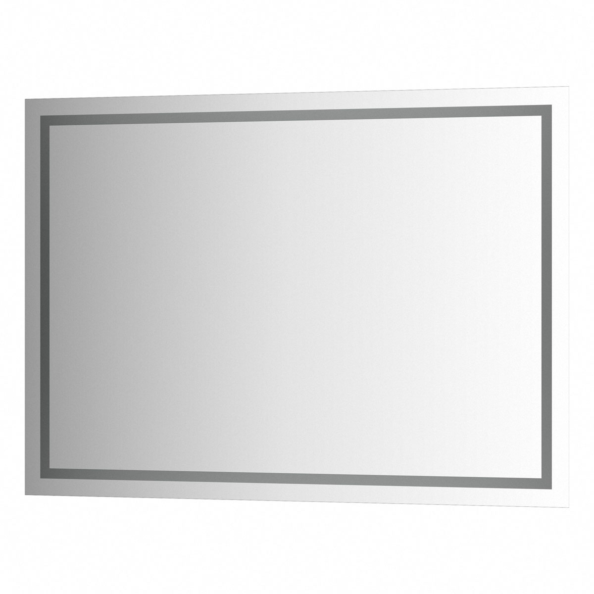 фото Зеркало со встроенной led-подсветкой, без выключателя evoform by 2137, 70х100 4000к