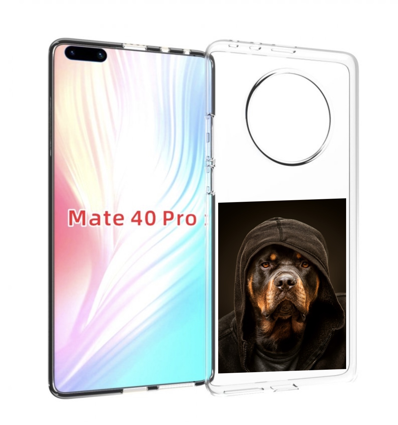 

Чехол MyPads Пес-барбос для Huawei Mate 40 Pro (NOH-NX9), Прозрачный, Tocco