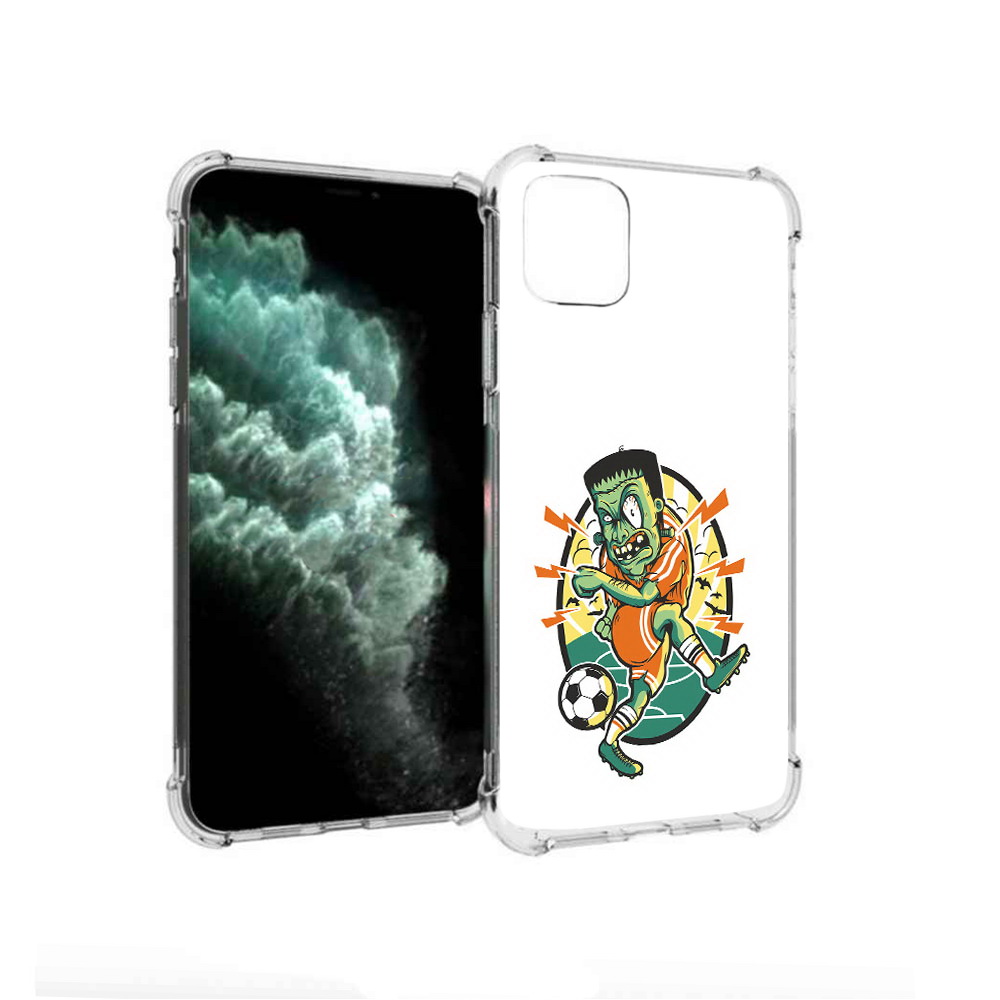 

Чехол MyPads Tocco для Apple iPhone 11 Pro Max зомби футболист (PT142698.615.368), Прозрачный, Tocco