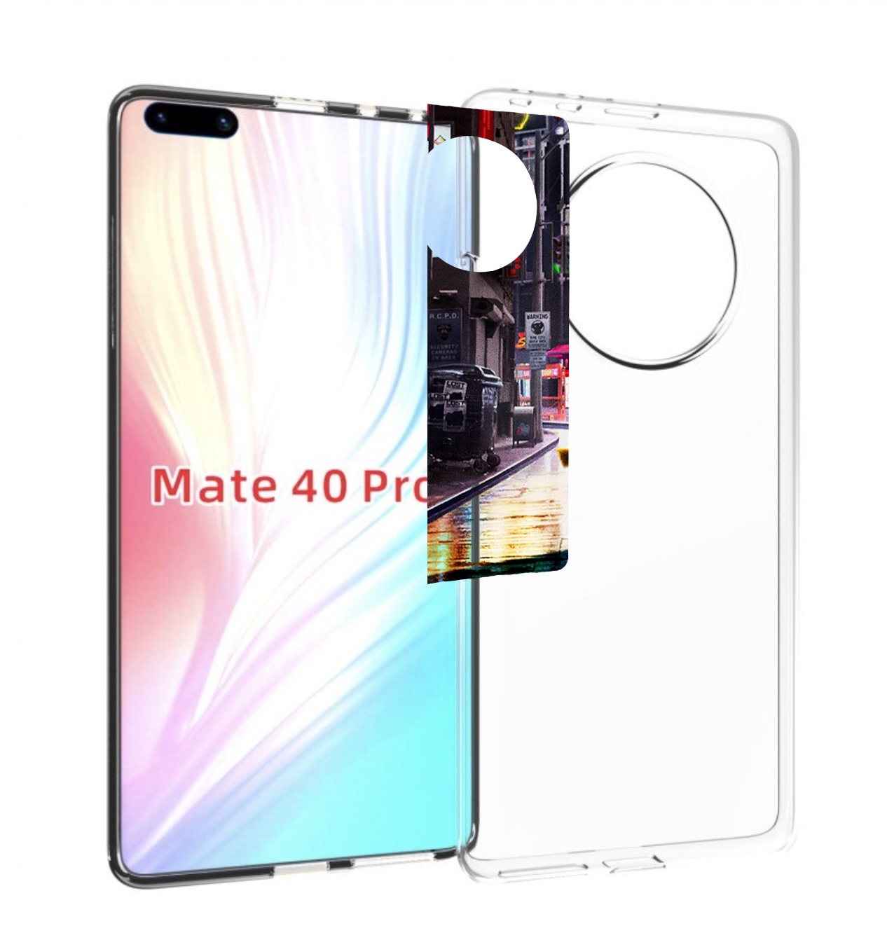 

Чехол MyPads Пикачу-в-городе для Huawei Mate 40 Pro (NOH-NX9), Прозрачный, Tocco