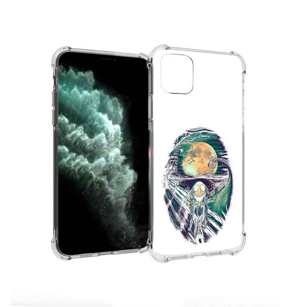 

Чехол MyPads Tocco для Apple iPhone 11 Pro Max зубастое существо абстракция, Прозрачный, Tocco