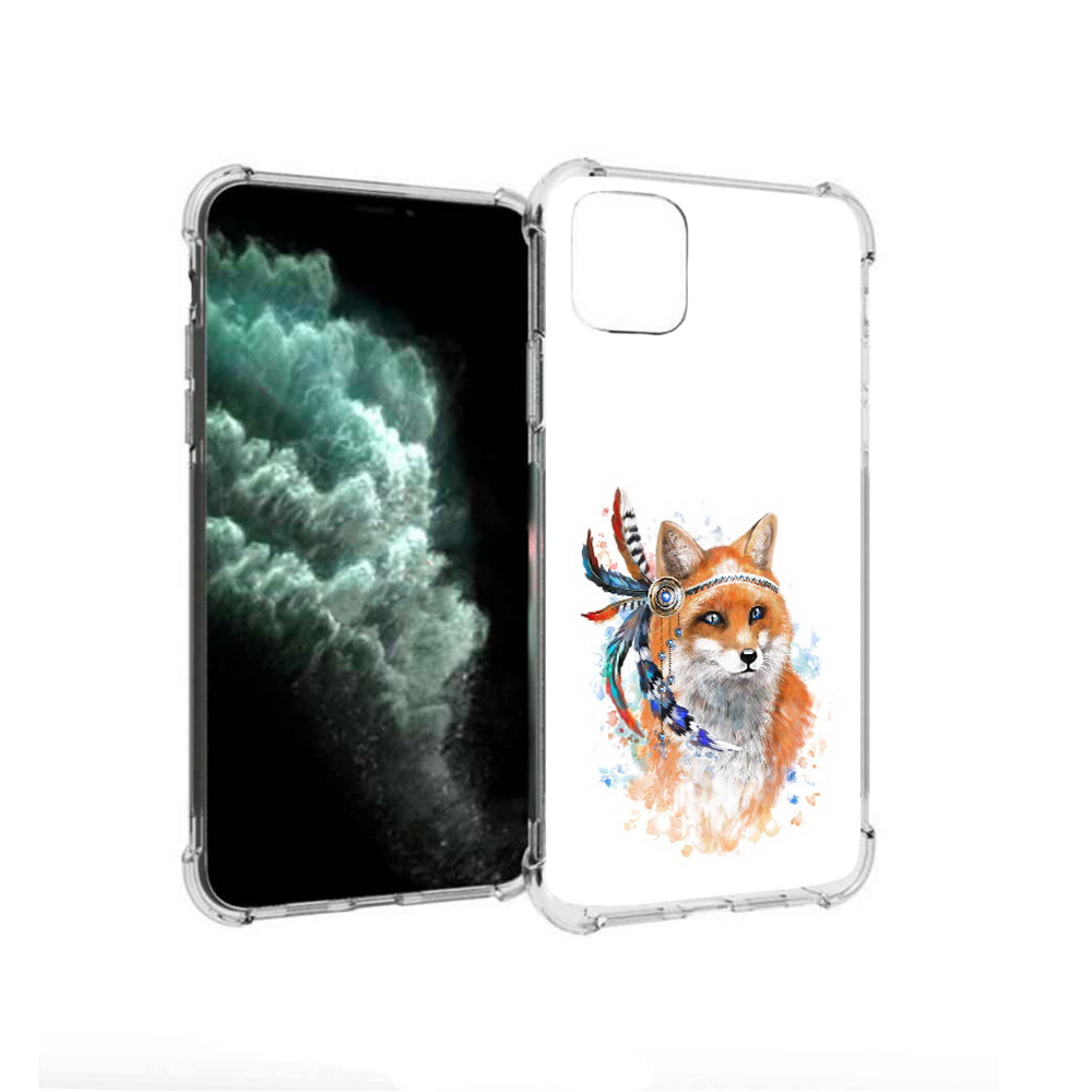 

Чехол MyPads Tocco для Apple iPhone 11 Pro Max инду лиса (PT142698.615.377), Прозрачный, Tocco