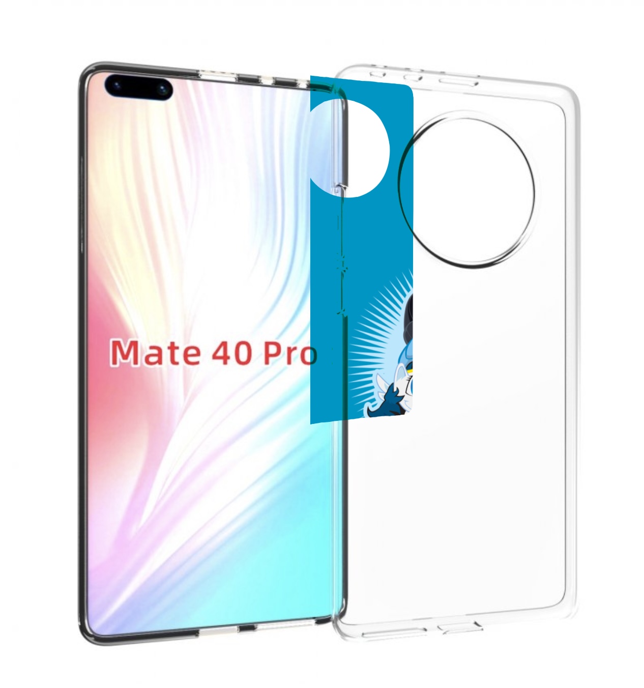 

Чехол MyPads Пони-литл для Huawei Mate 40 Pro (NOH-NX9), Прозрачный, Tocco