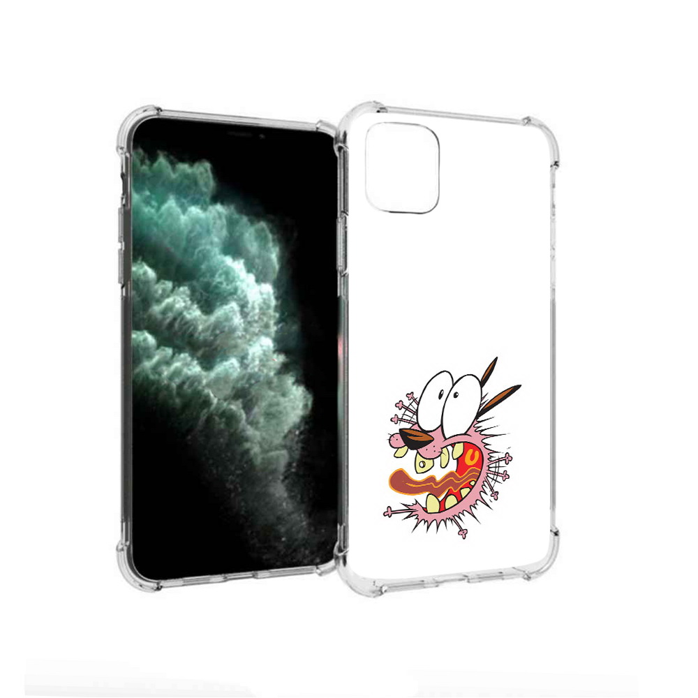 

Чехол MyPads Tocco для Apple iPhone 11 Pro Max испуганный бобик (PT142698.615.381), Прозрачный, Tocco