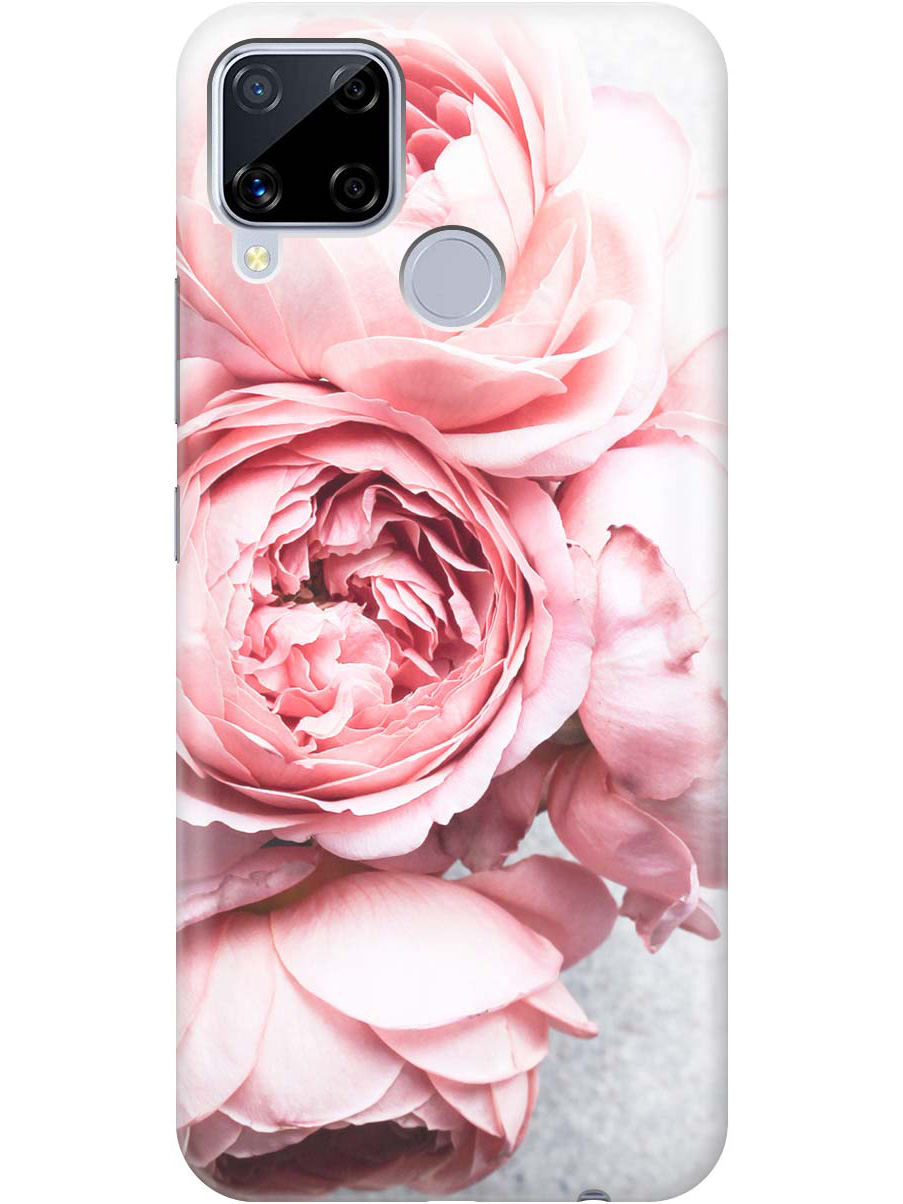 

Силиконовый чехол на Realme C15/C25 с принтом "Нежность", Прозрачный;белый;зеленый;розовый, 726149821