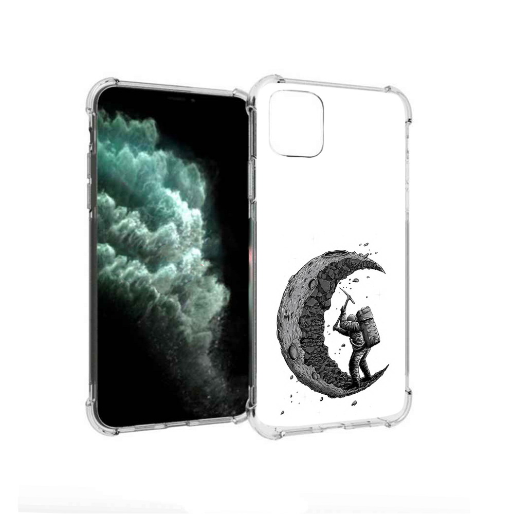 

Чехол MyPads Tocco для Apple iPhone 11 Pro Max камненная луна (PT142698.615.384), Прозрачный, Tocco