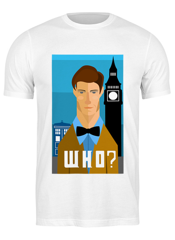 

Футболка унисекс Printio Доктор кто (doctor who) белая S, Белый, Доктор кто (doctor who)