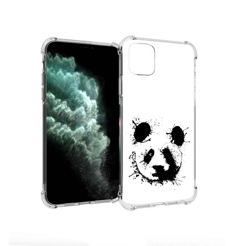 

Чехол MyPads Tocco для Apple iPhone 11 Pro Max клякса-панда (PT142698.615.389), Прозрачный, Tocco