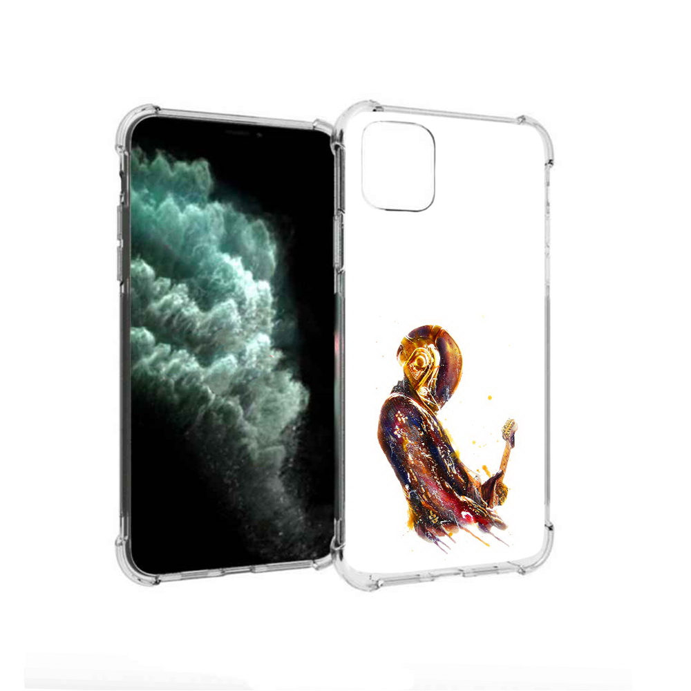

Чехол MyPads Tocco для Apple iPhone 11 Pro Max космо-музыкант (PT142698.615.393), Прозрачный, Tocco