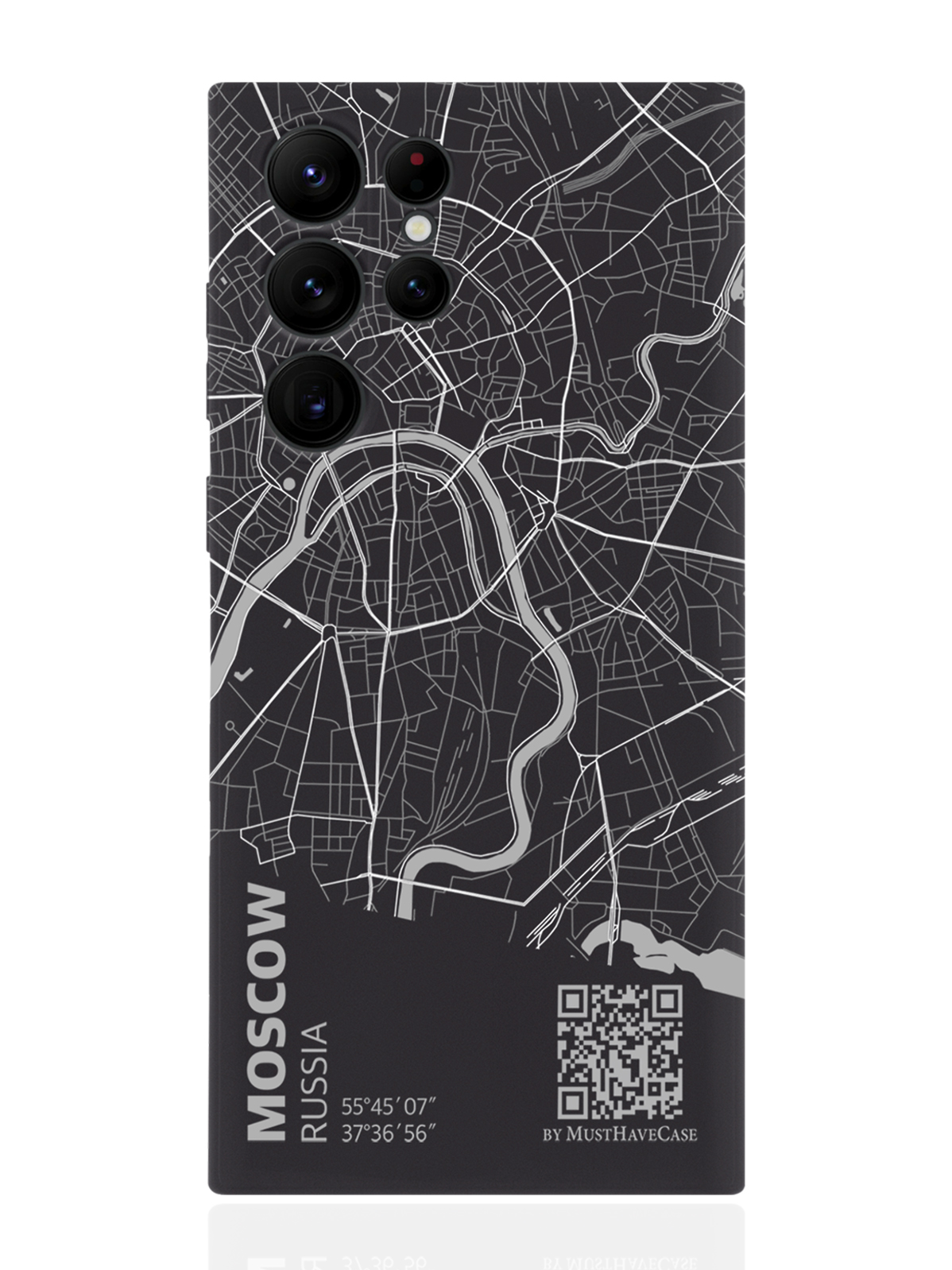 

Чехол MustHaveCase для Samsung Galaxy S23 Ultra Карта Москвы черный, Серый;черный