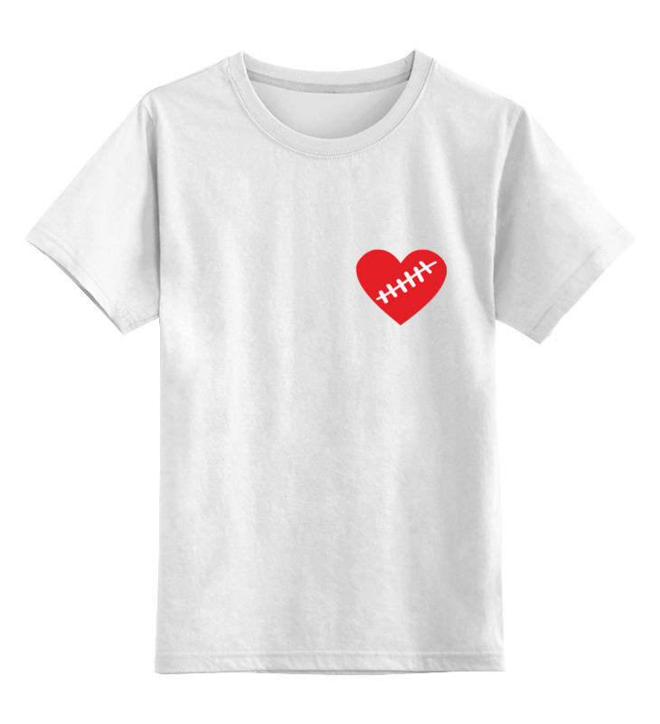 

Футболка детская Printio Heart цв. белый р. 164, Heart