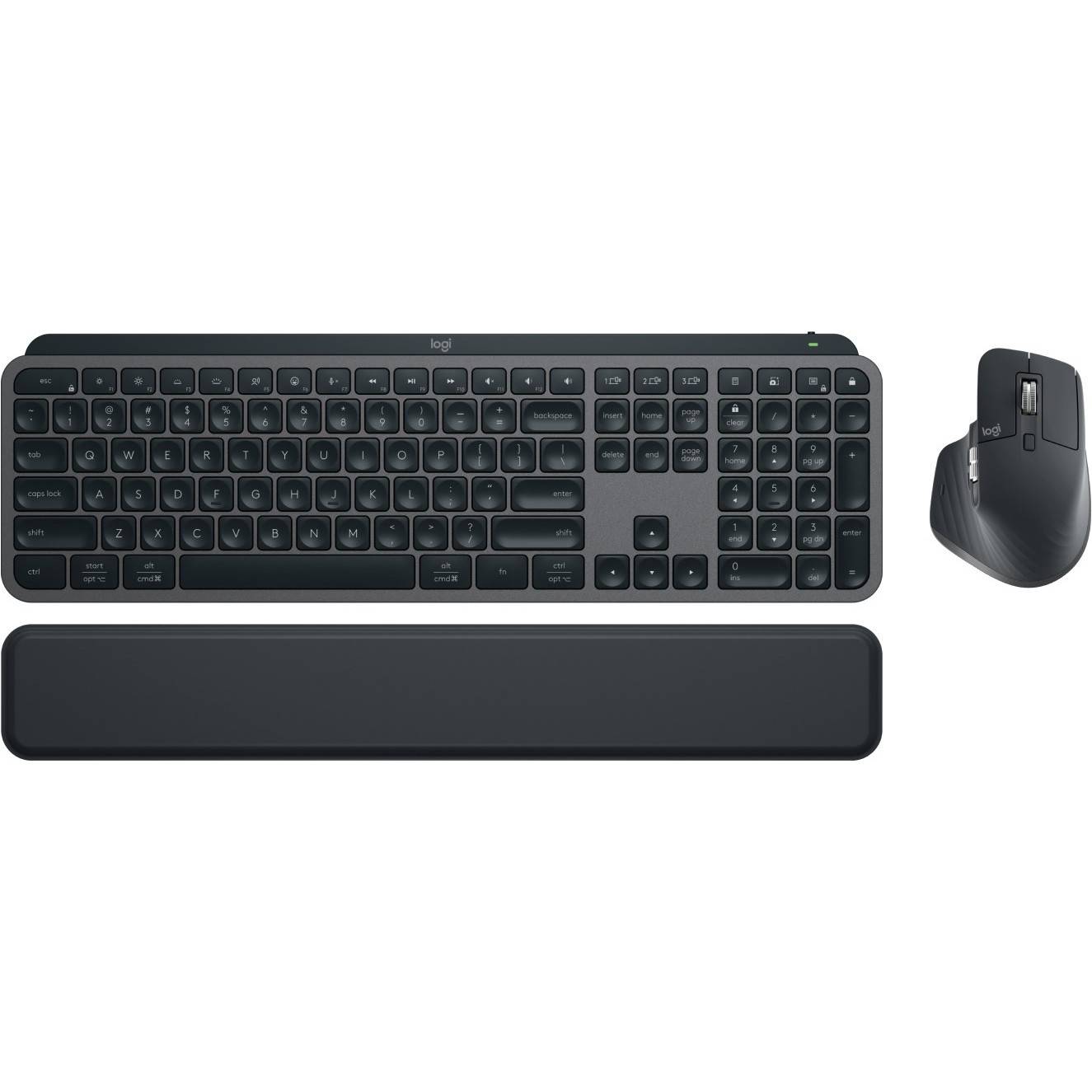 Комплект клавиатура + мышь Logitech MX Keys S Combo Gray