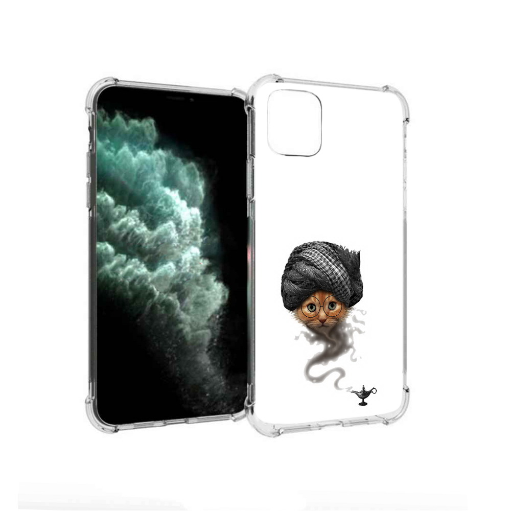 

Чехол MyPads Tocco для Apple iPhone 11 Pro Max кот джин (PT142698.615.398), Прозрачный, Tocco