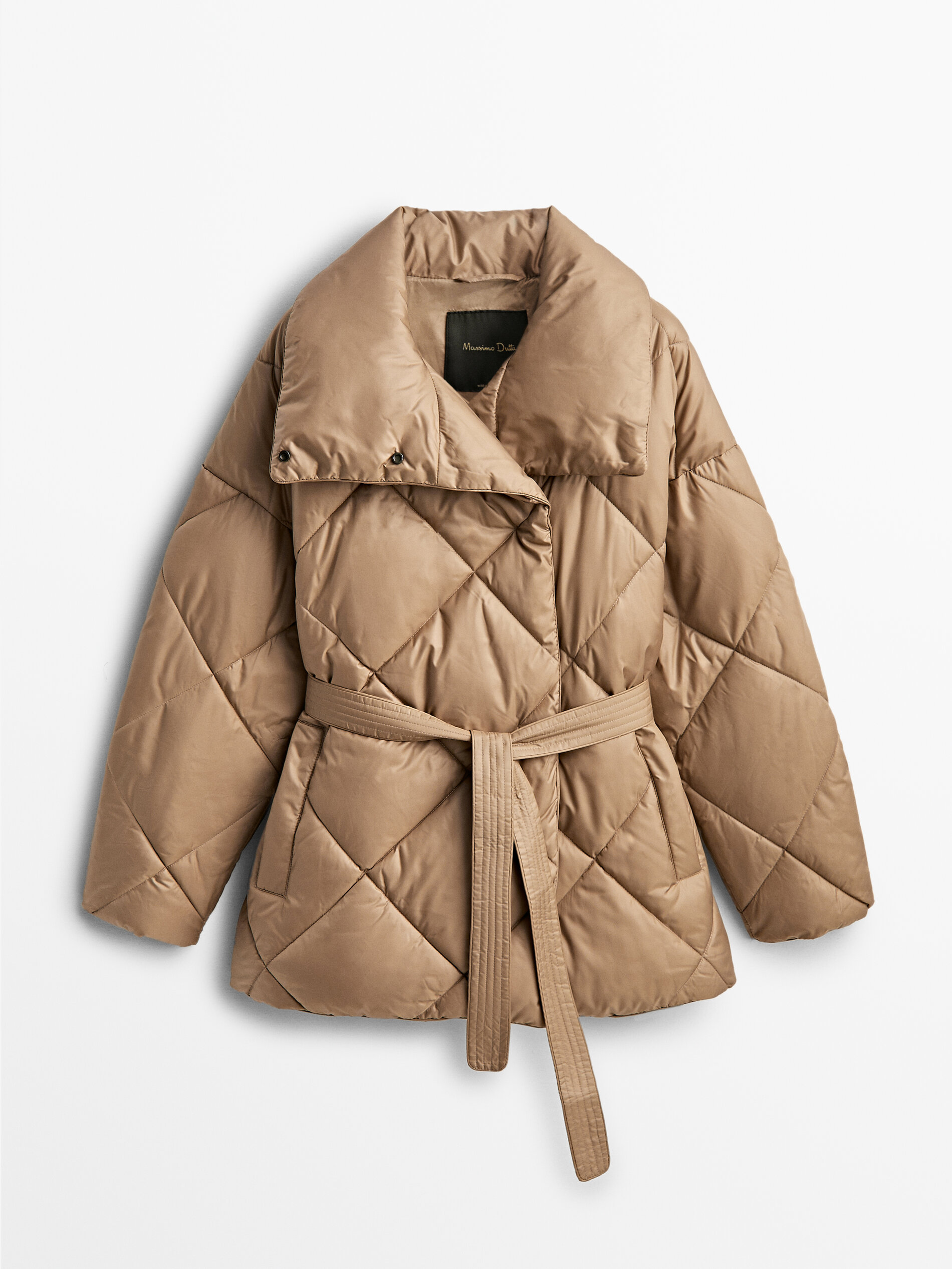 

Куртка женская Massimo Dutti 06711861742 бежевая S, 06711861742