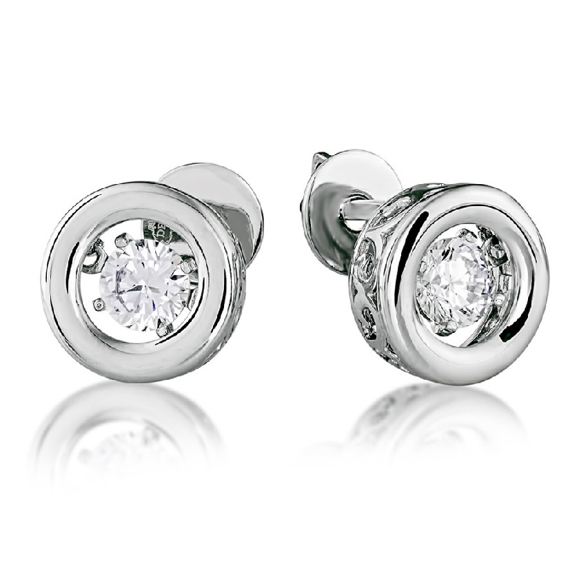 

Серьги из серебра с фианитом Jeda 3335.1 13028683, 3335.1 13028683