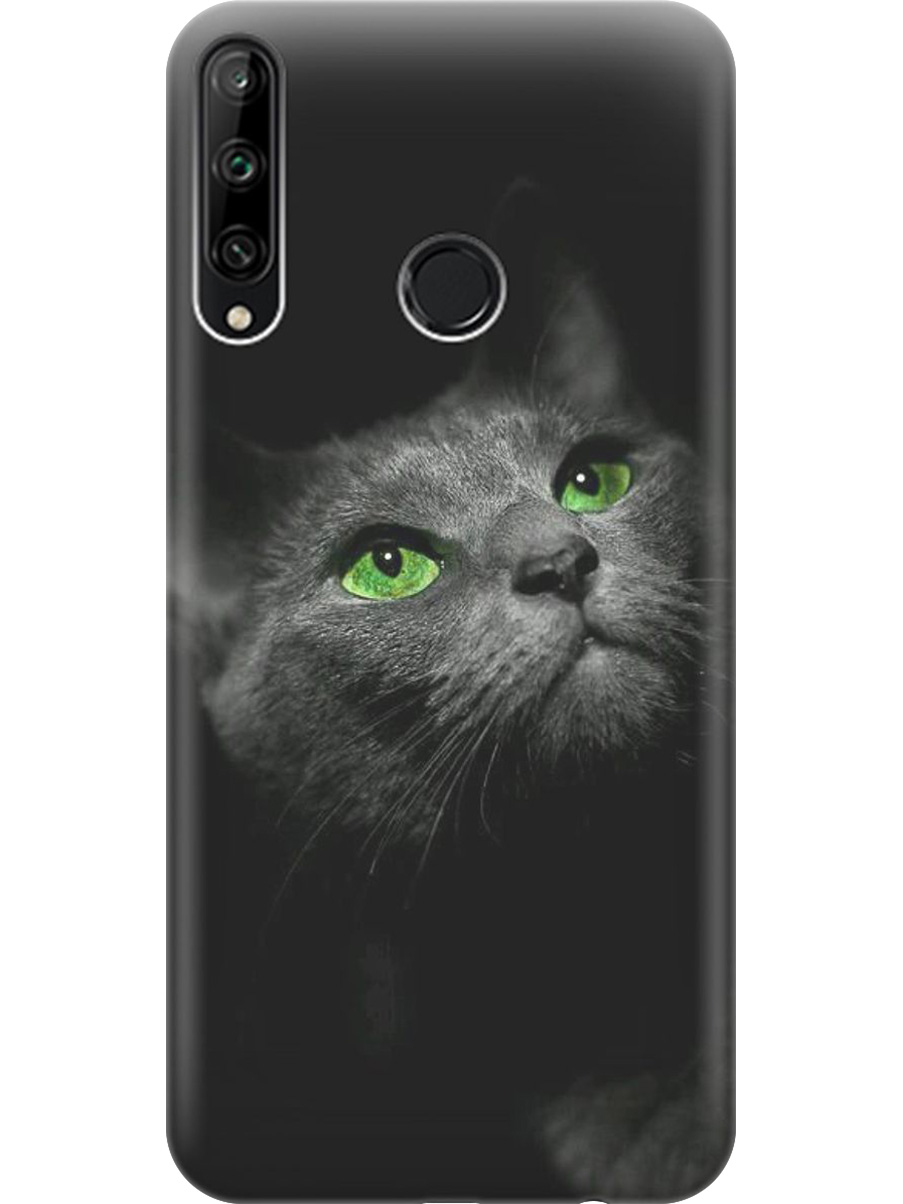 

Силиконовый чехол на Honor 9C, Huawei P40 Lite E с принтом "Зеленоглазая кошка", Прозрачный;зеленый;серый;черный, 722946211