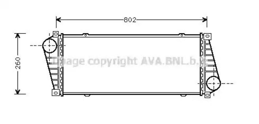 

Интеркулер Mercedes Sprinter 2-t/Sprinter 3-t/Sprinter 4-t 95>06 VW LT 28-35 II/LT 28-46 I