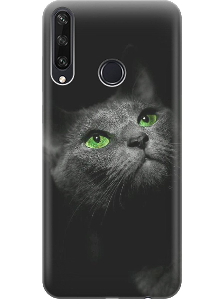 

Силиконовый чехол на Huawei Y6P с принтом "Зеленоглазая кошка", Прозрачный;зеленый;серый;черный, 723101011