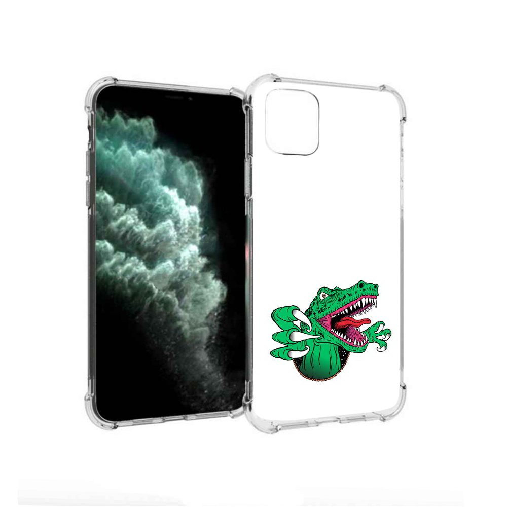 

Чехол MyPads Tocco для Apple iPhone 11 Pro Max крокодил (PT142698.615.417), Прозрачный, Tocco