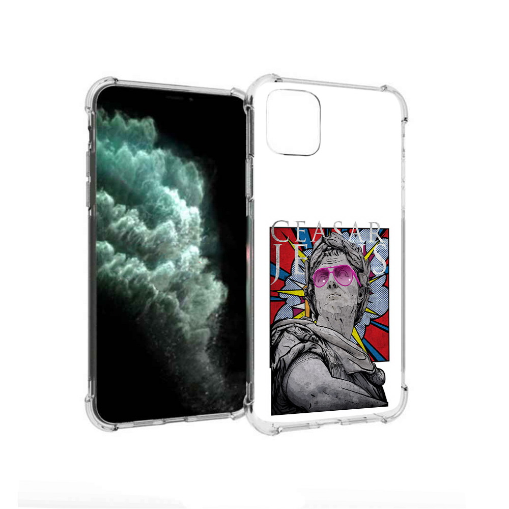 

Чехол MyPads Tocco для Apple iPhone 11 Pro Max крутая статуя свободы (PT142698.615.423), Прозрачный, Tocco