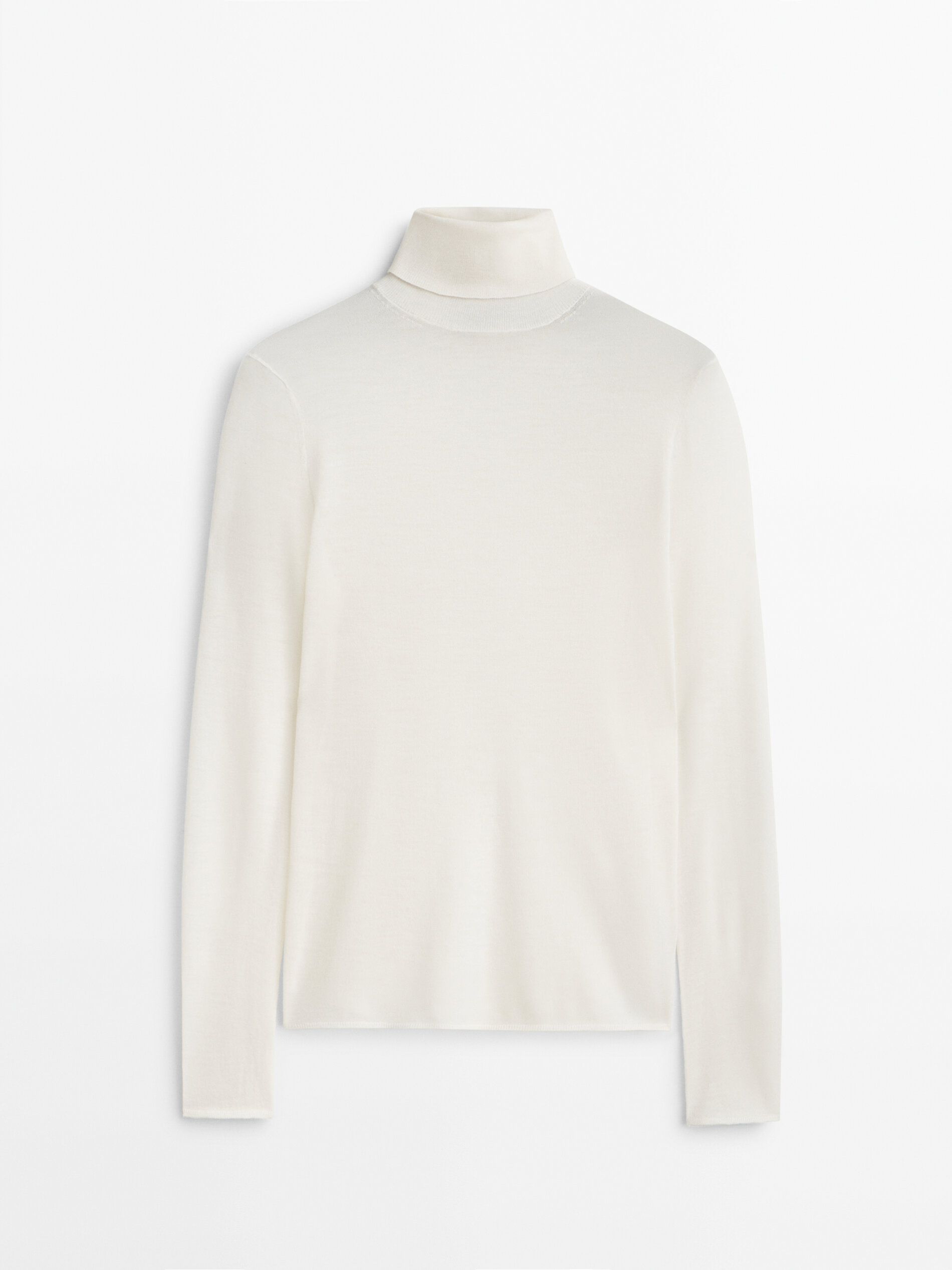 

Водолазка женская Massimo Dutti 05715653712 белая XS, 05715653712