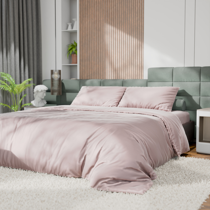 

Постельное бельё Этель Евро Tencel, пудровый, 10655036