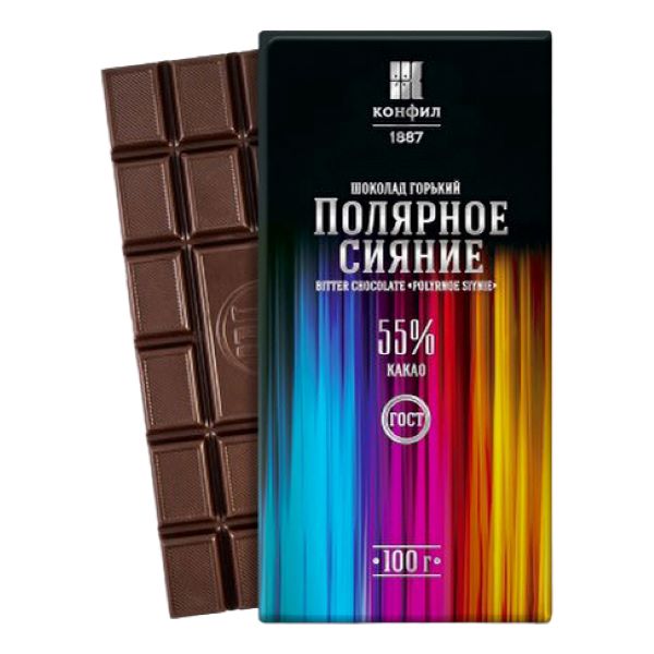 

Шоколад Конфил Полярное сияние горький 100 г