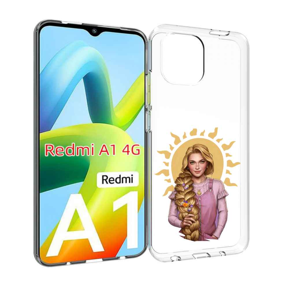 

Чехол MyPads девушка-с-большой-косой для Xiaomi Redmi A1, Прозрачный, Tocco