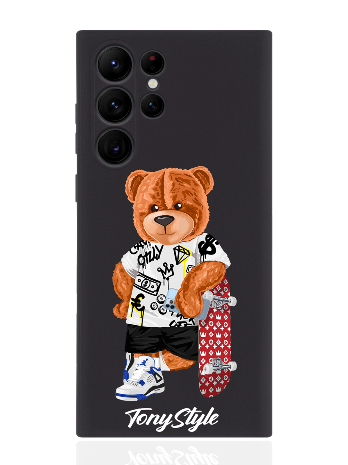 

Чехол Tony Style для Samsung Galaxy S23 Ultra Tony Style со скейтом черный, Коричневый;черный;красный