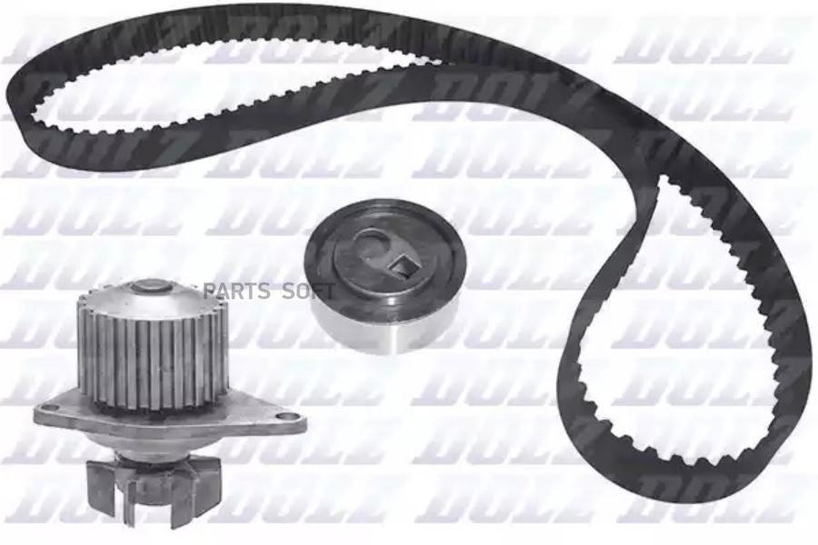 

Ремкомплект ГРМ с водяным насосом Peugeot 206 SW/Partner/206 85>07 Citroen Berlingo / Berl