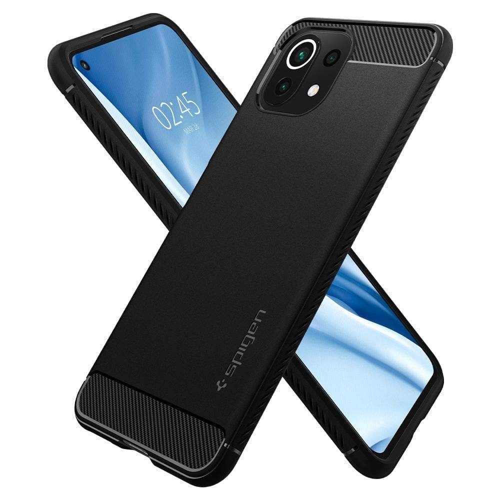 

Чехол Spigen для Xiaomi Mi 11 Lite - Rugged Armor - Черный - ACS02843, Rugged Armor