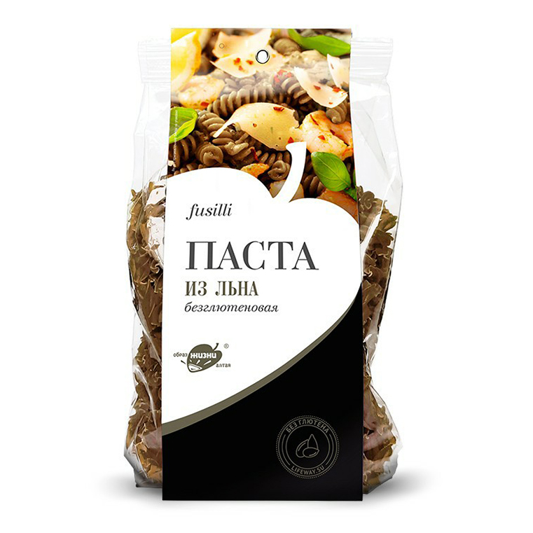 

Макаронные изделия Образ жизни Паста Fusilli из льна 250 г