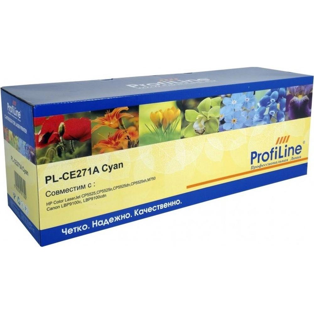 Картридж ProfiLine PL- CE271A Cyan для HP LaserJet CP5520/5525 (15000стр)