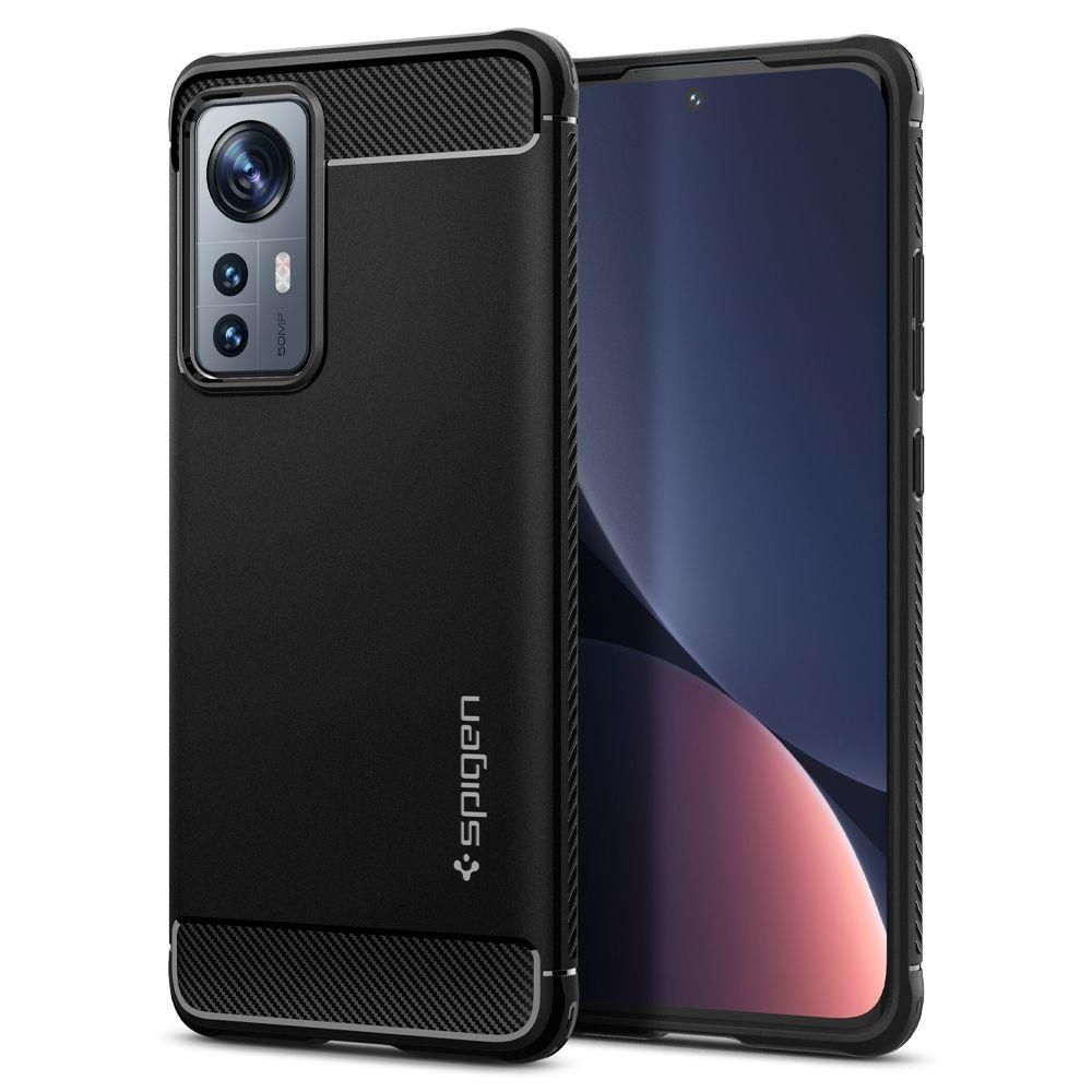 

Чехол Spigen для Xiaomi 12 / 12X - Rugged Armor - Черный - ACS04370, Rugged Armor