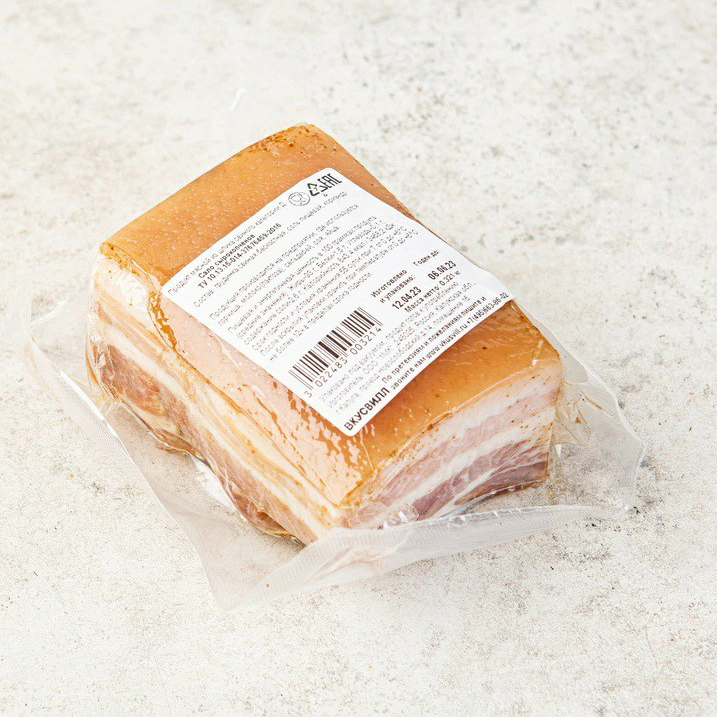 

Сало сырокопченое ВкусВилл +-300 г