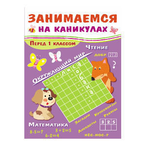 

ЗАНИМАЕМСЯ НА КАНИКУЛАХ. Перед 1 классом