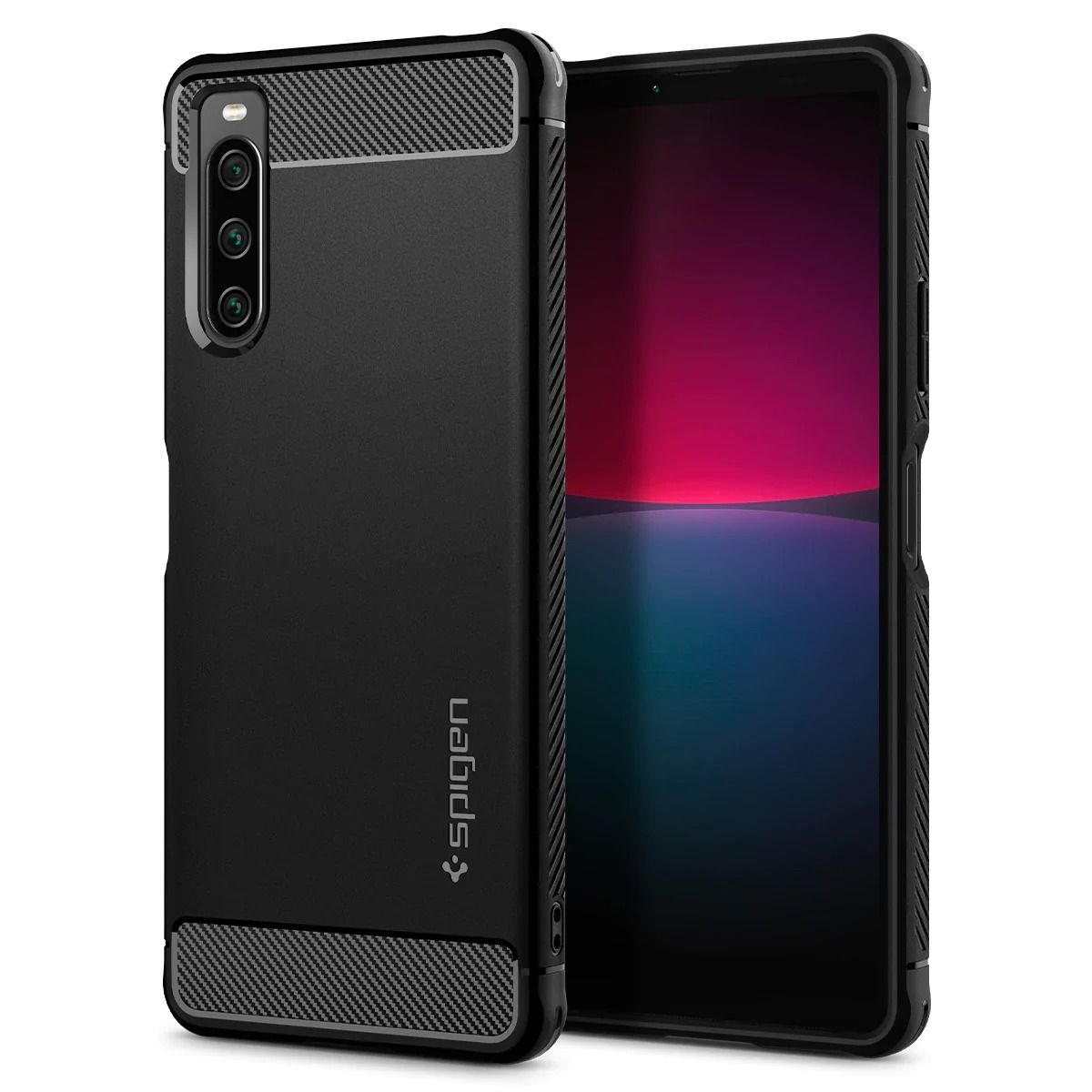 

Чехол Spigen для Sony Xperia 10 IV - Rugged Armor - Черный - ACS04554, Rugged Armor