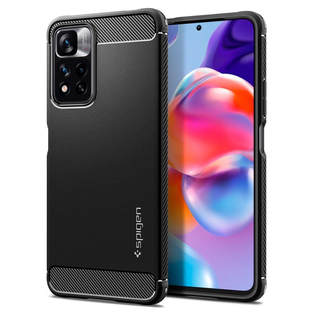 

Чехол Spigen для Xiaomi Redmi Note 11 Pro Plus 5G - Rugged Armor - Черный - ACS04804, Rugged Armor