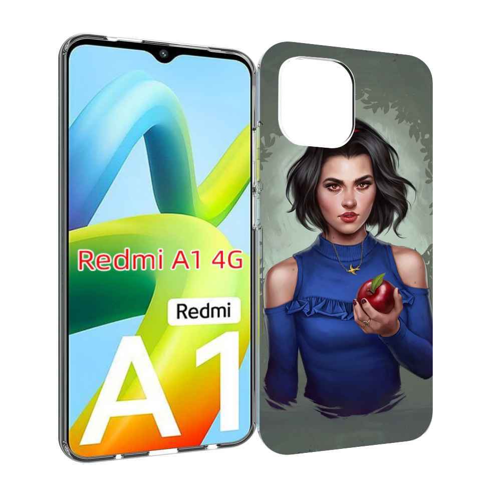 

Чехол MyPads девушка-с-яблоком женский для Xiaomi Redmi A1, Прозрачный, Tocco