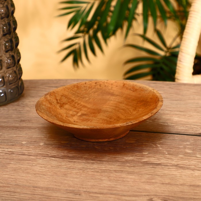 

Тарелка 20х20х4 см, тиковое дерево, Indonesian style