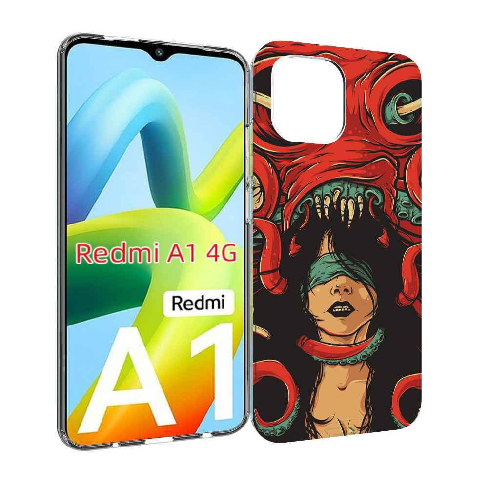

Чехол MyPads девушку-съедает-осьминог для Xiaomi Redmi A1, Прозрачный, Tocco