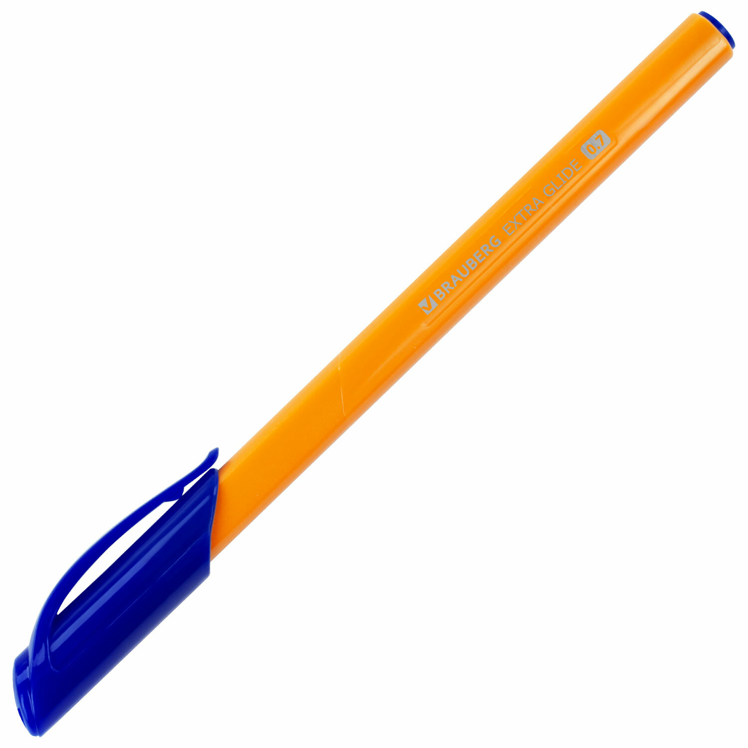 

Ручка шариковая Brauberg Extra Glide Orange синяя