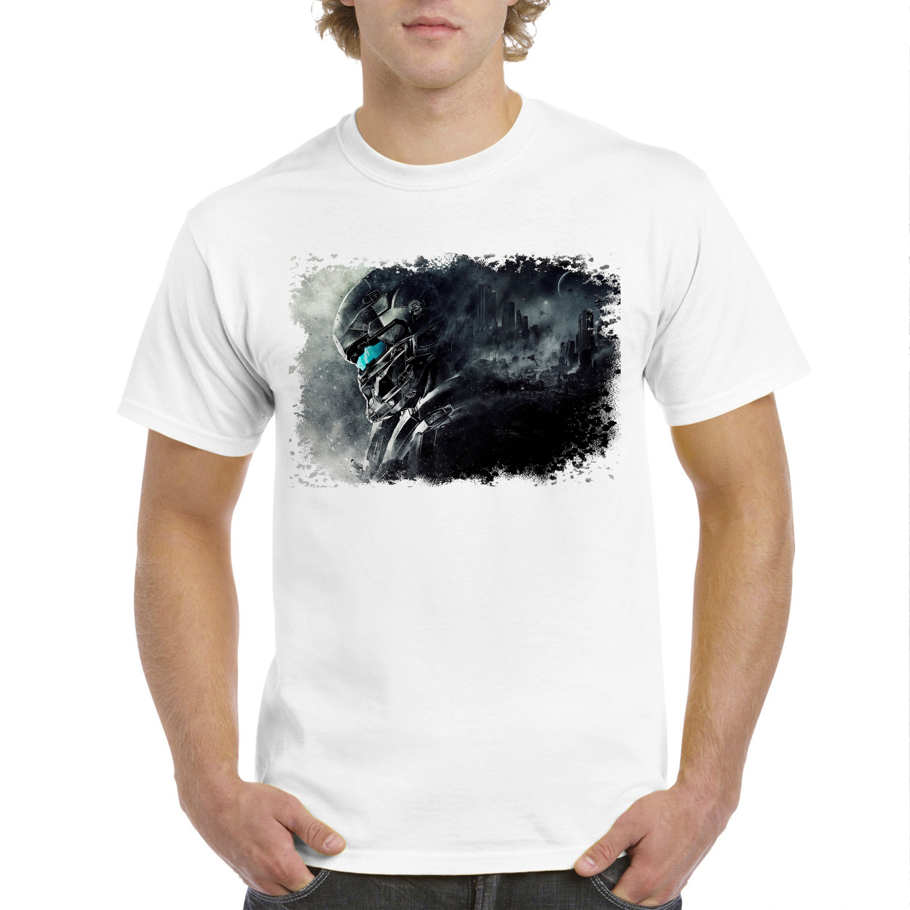 

Футболка унисекс CoolPodarok 4M041555 белая 54 RU, Белый, 4M041555