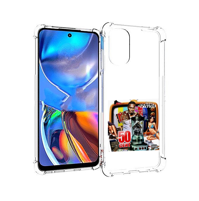 

Чехол MyPads 50 Cent - Retro 50 Cent Blends для Motorola Moto E32, Прозрачный, Tocco