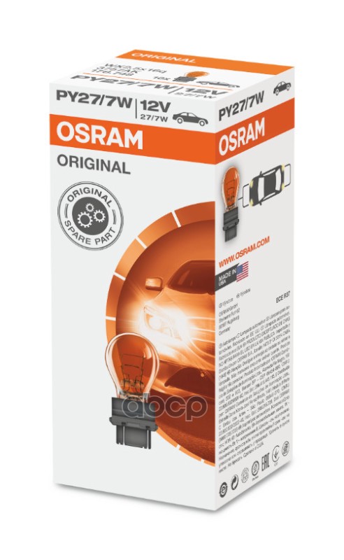 

Лампа 3757ak 27/7w 12v W2.5x16q Osram 3757ak