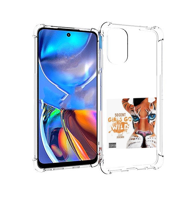 

Чехол MyPads 50 Cent Feat для Motorola Moto E32, Прозрачный, Tocco