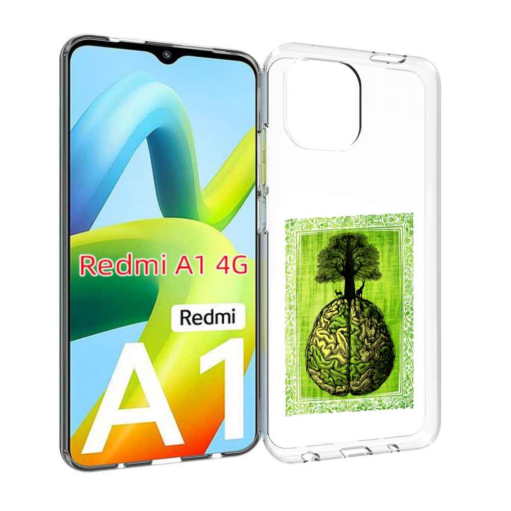 

Чехол MyPads абстракция здоровый мозг для Xiaomi Redmi A1, Прозрачный, Tocco