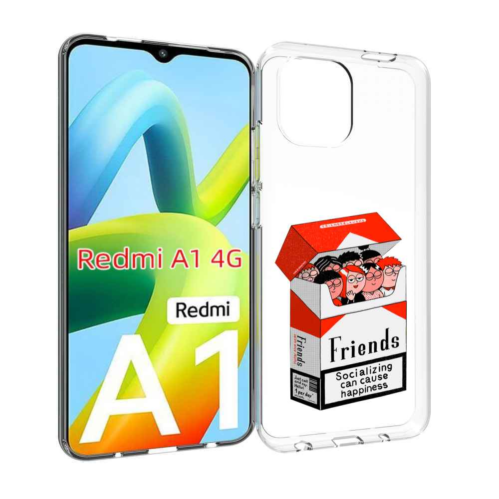 

Чехол MyPads друзья для Xiaomi Redmi A1, Прозрачный, Tocco
