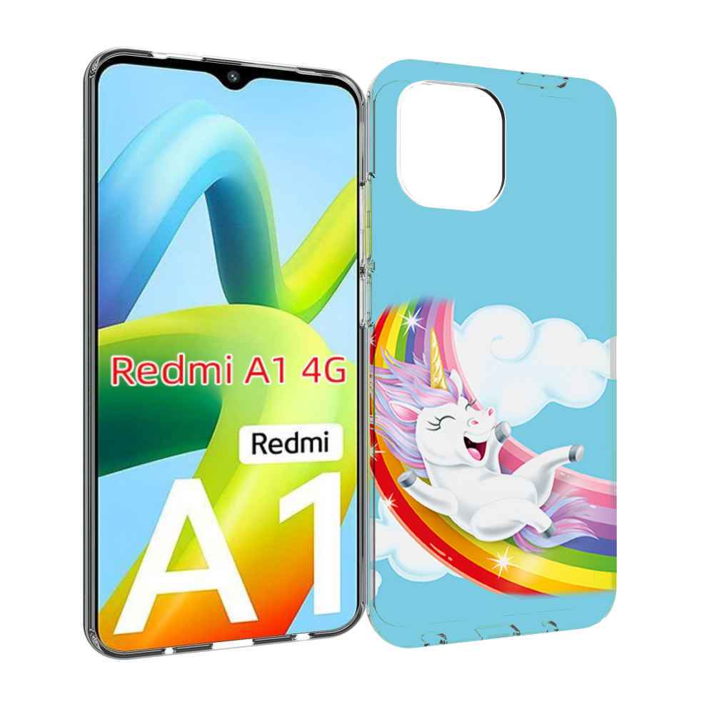

Чехол MyPads единорог-на-радуге для Xiaomi Redmi A1, Прозрачный, Tocco