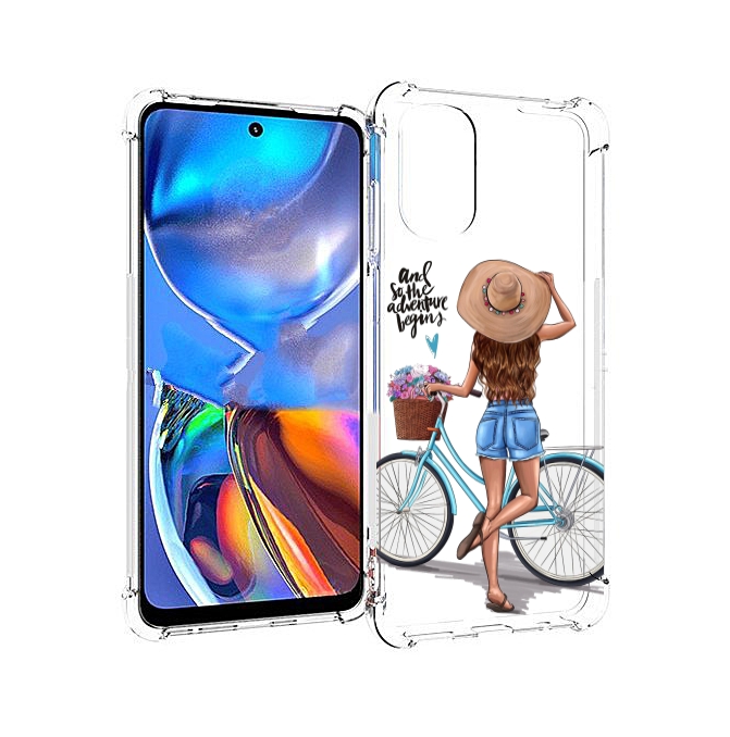 

Чехол MyPads Adventure женский для Motorola Moto E32, Прозрачный, Tocco